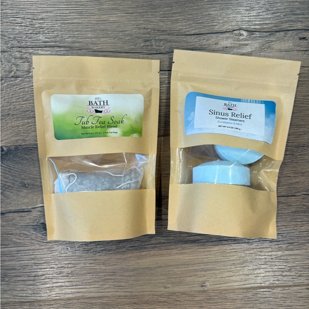 Tub Tea Soak and Sinus Relief Set -